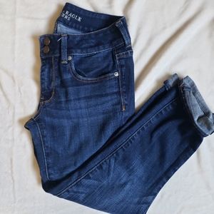 American Eagle Artist Crop Strech